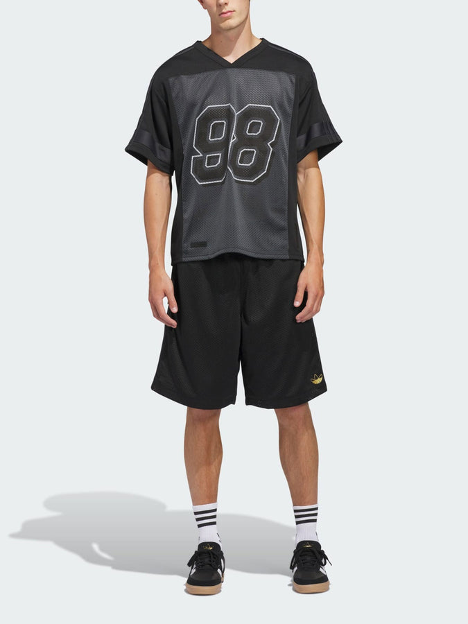 Adidas Skate Tyshawn Bball Black/Gold Shorts Spring 2026 | BLACK/MATTE GOLD/CARBON
