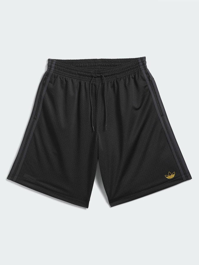 Adidas Skate Tyshawn Bball Black/Gold Shorts Spring 2026 | BLACK/MATTE GOLD/CARBON