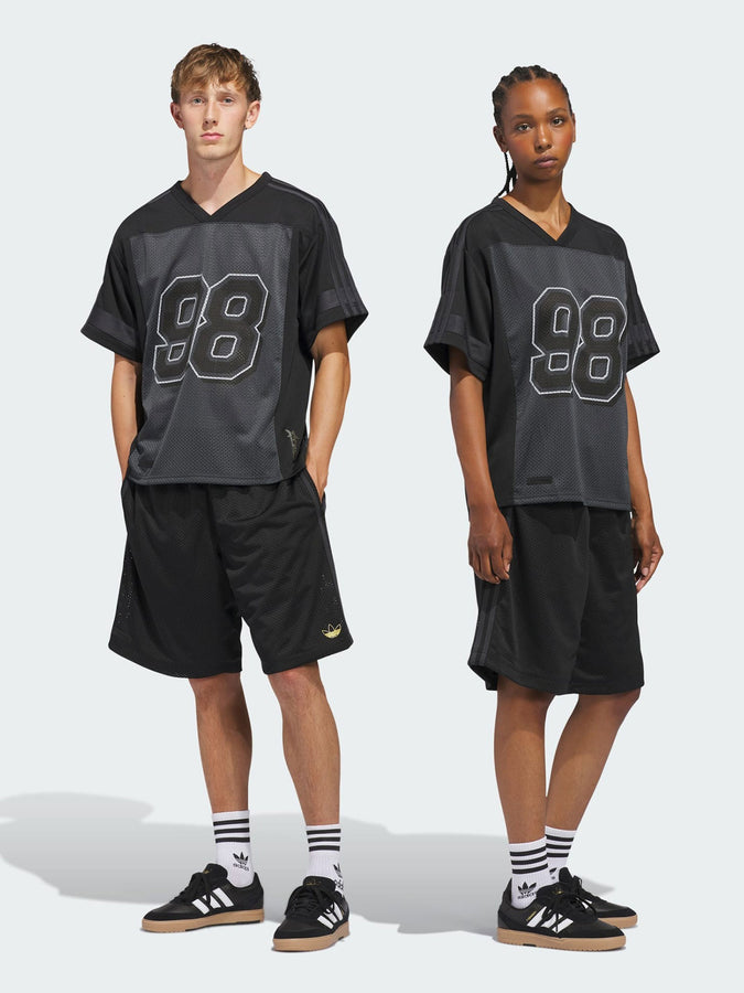 Adidas Skate Tyshawn Bball Black/Gold Shorts Spring 2026 | BLACK/MATTE GOLD/CARBON