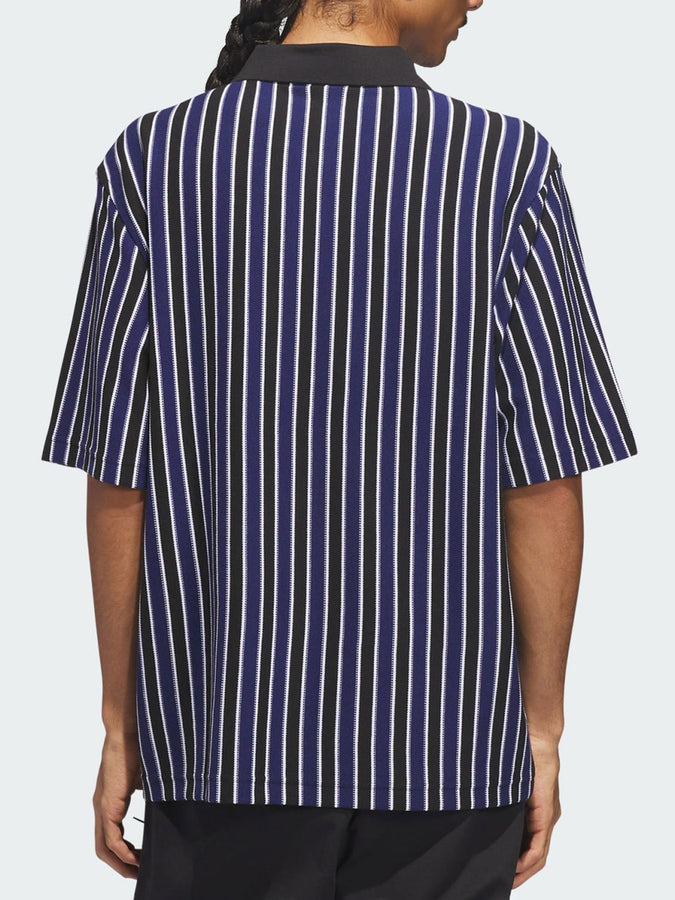 Adidas Skate Classic White/Dark Blue/Black Short Sleeve Polo Spring 2026 | WHITE/DARK BLUE/BLACK