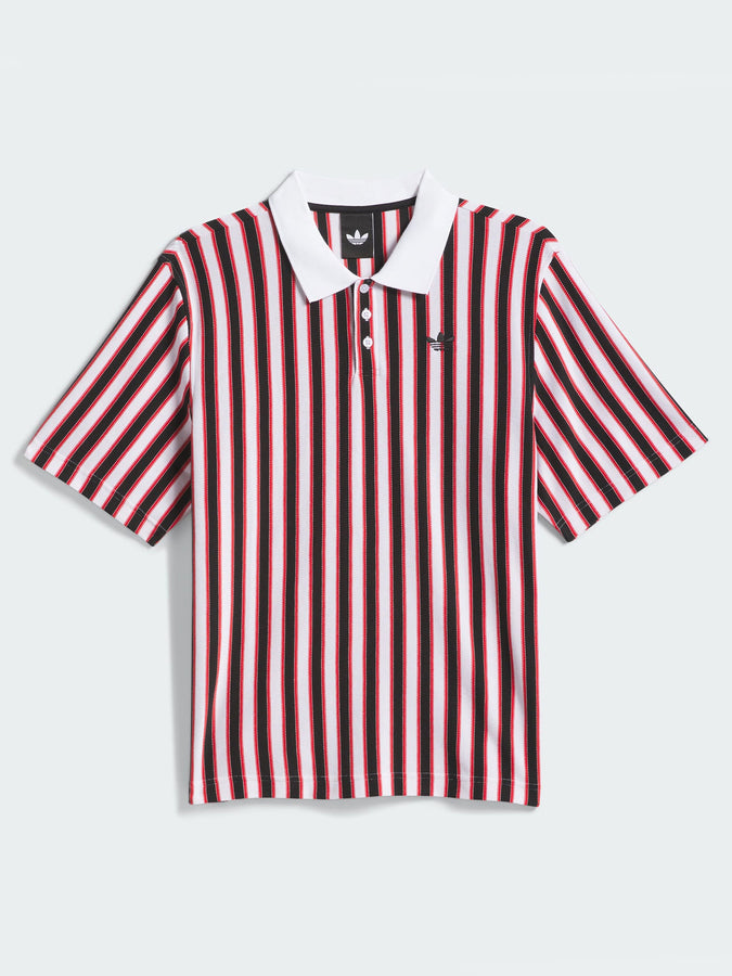 Adidas Skate Classic White/Black/Maroon Polo Spring 2026 | WHITE/BLACK/MAROON