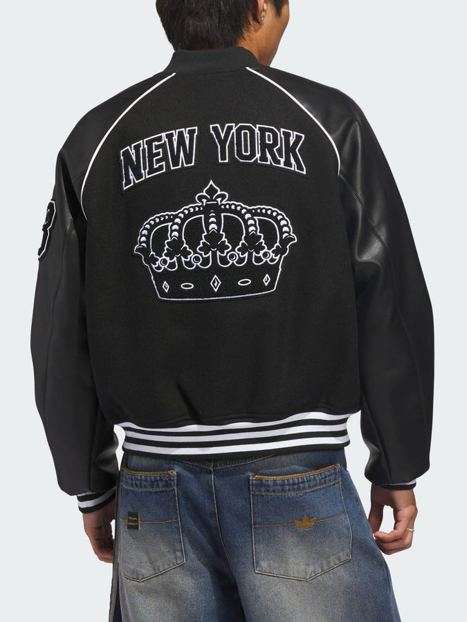 Adidas Tyshawn Varsity Black/White Jacket Spring 2026 | BLACK/WHITE