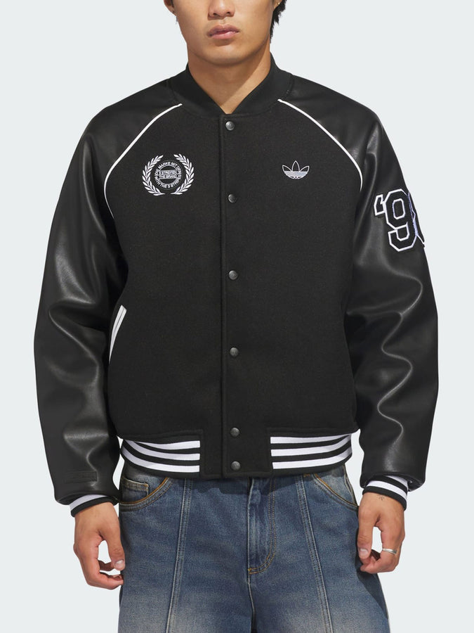 Adidas Tyshawn Varsity Black/White Jacket Spring 2026 | BLACK/WHITE
