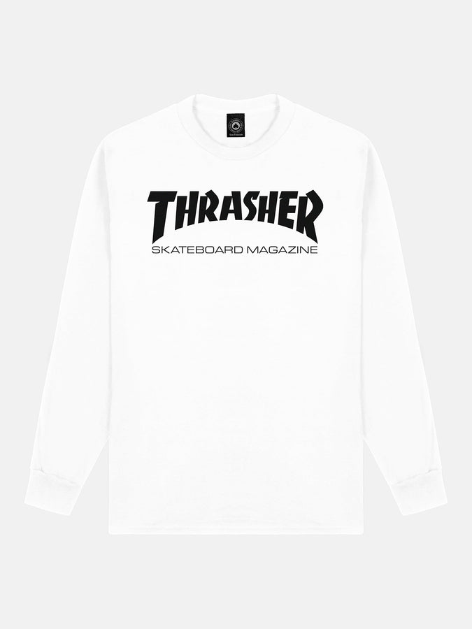 Thrasher Skate Mag Long Sleeve T-Shirt | WHITE