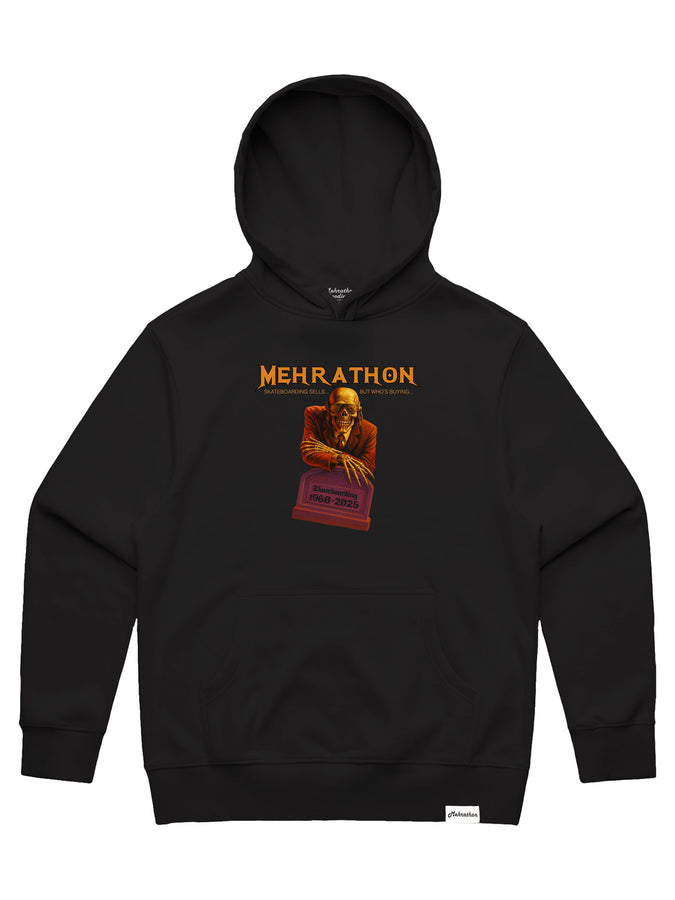 Mehrathon Skating Is Dead Hoodie Fall 2025 | BLACK