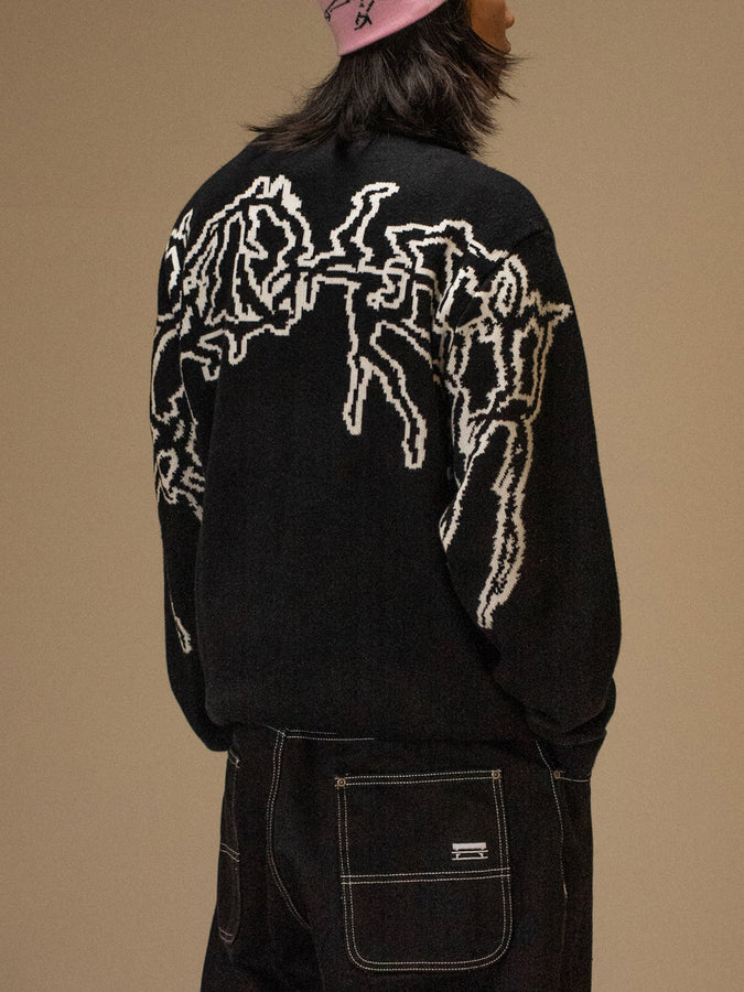 Jacker Skeleton Sweater Summer 2026 | BLACK