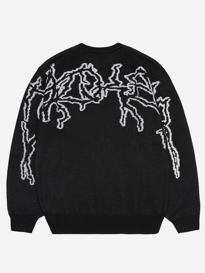 Jacker Skeleton Sweater Summer 2026 | BLACK