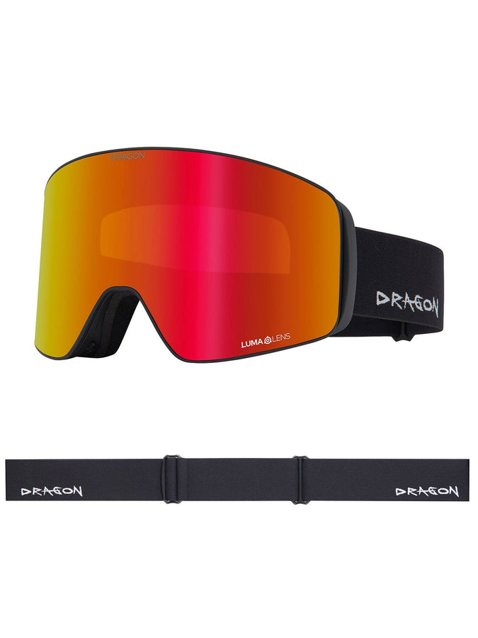 Dragon Slain MAG Cylindrical Sable/LL Red Ion + Lens Goggle | SABLE/LL RED ION
