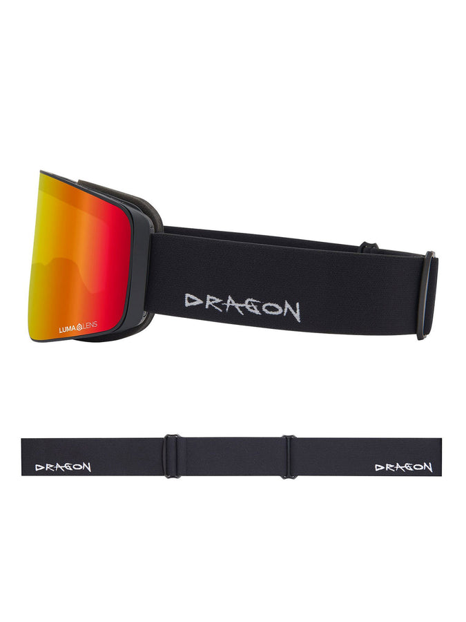 Dragon Slain MAG Cylindrical Sable/LL Red Ion + Lens Goggle | SABLE/LL RED ION