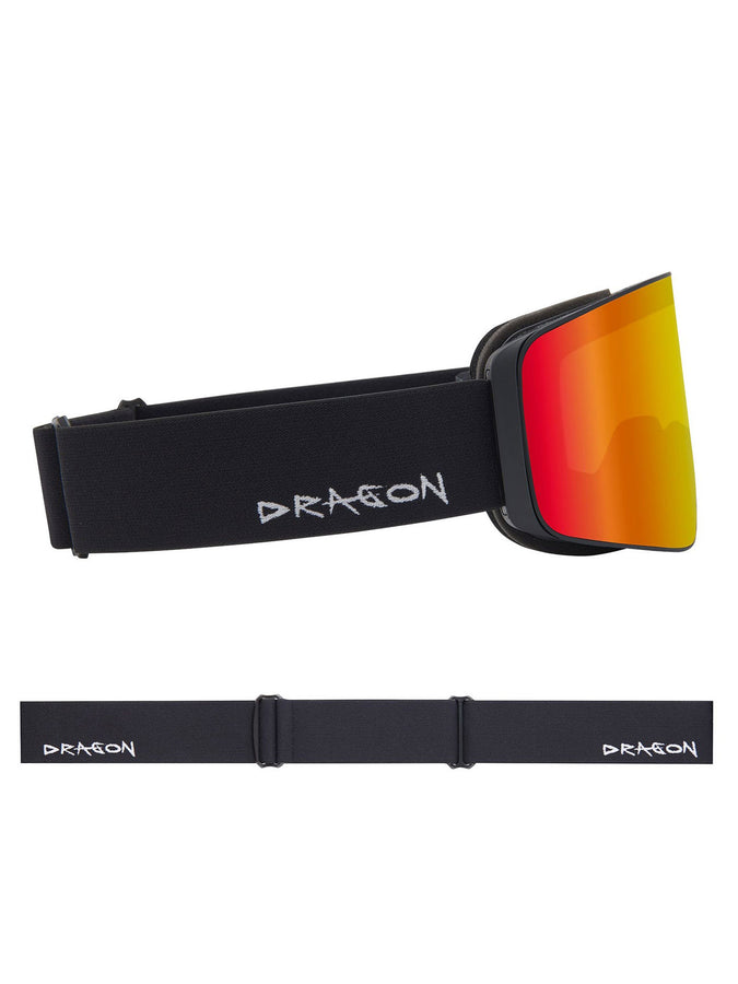 Dragon Slain MAG Cylindrical Sable/LL Red Ion + Lens Goggle | SABLE/LL RED ION