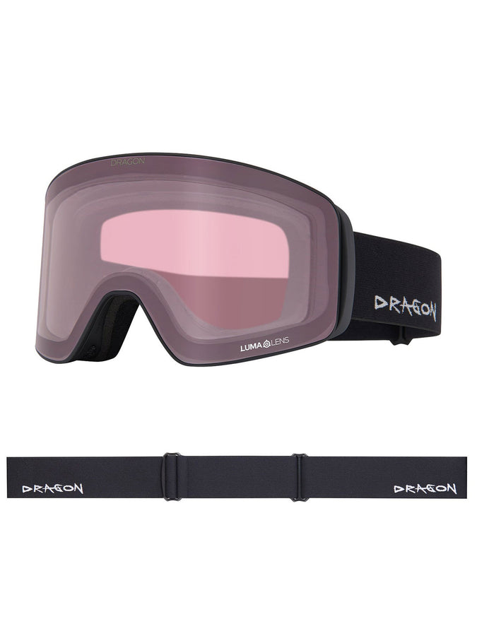 Dragon Slain MAG Cylindrical Sable/LL Red Ion + Lens Goggle | SABLE/LL RED ION