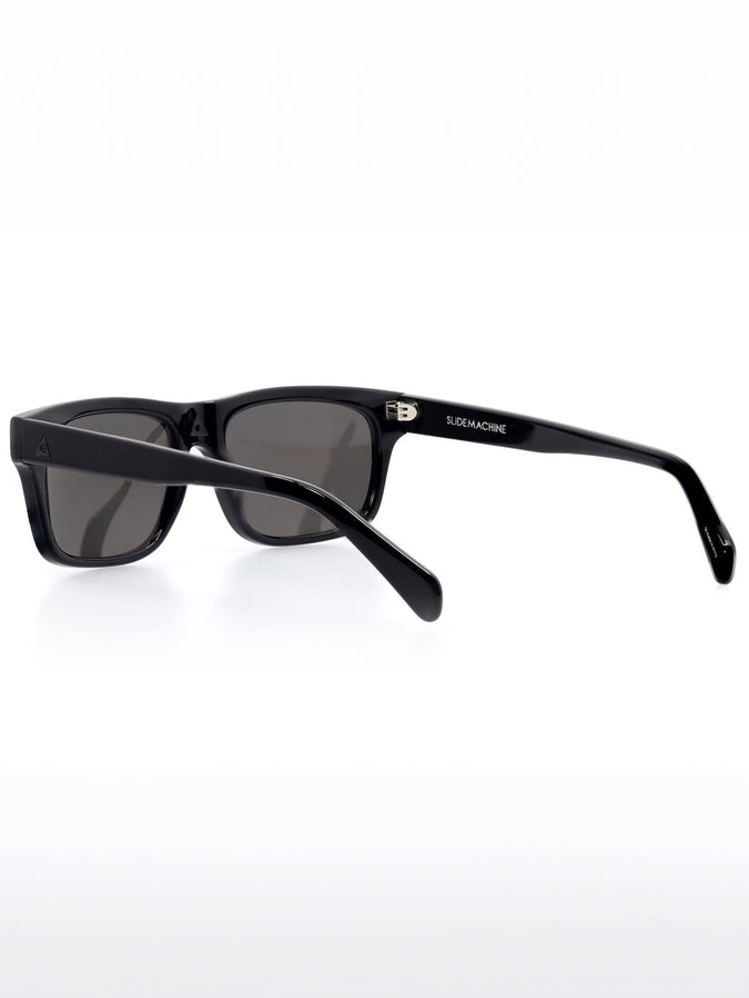 Ashbury Slide Machine Black Gloss Sunglasses | BLACK GLOSS