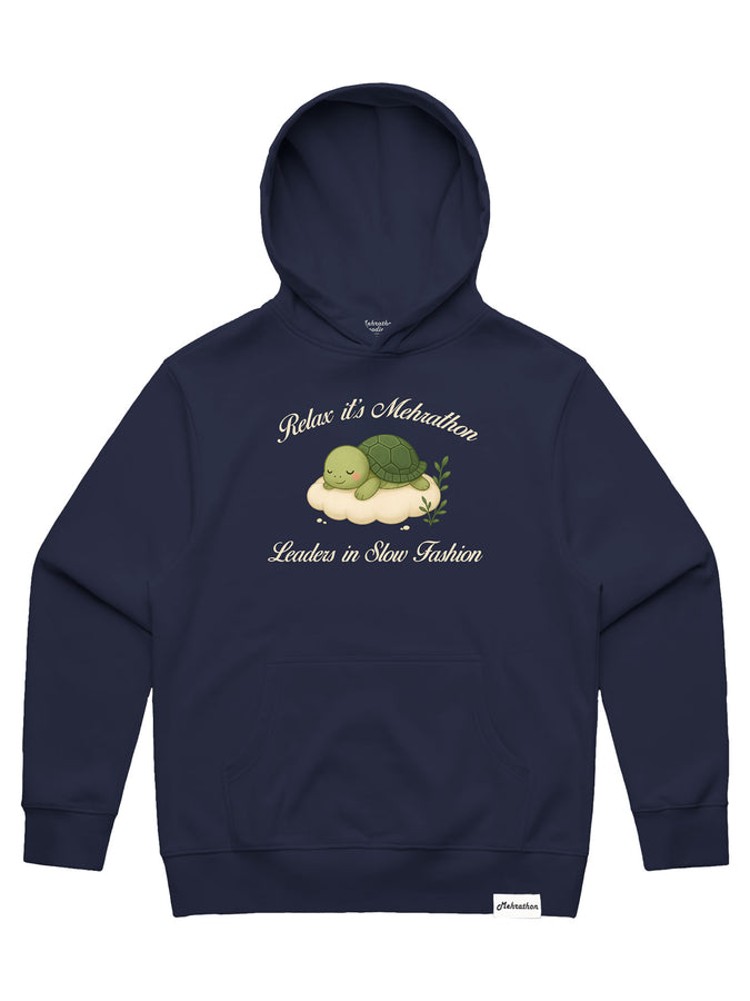 Mehrathon Slow Fashion Hoodie Winter 2026 | NAVY