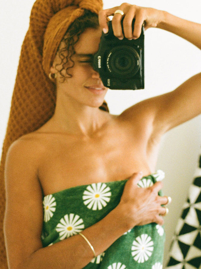 Slowtide Sun Dazed Green Beach Towel Spring 2026 |GREEN