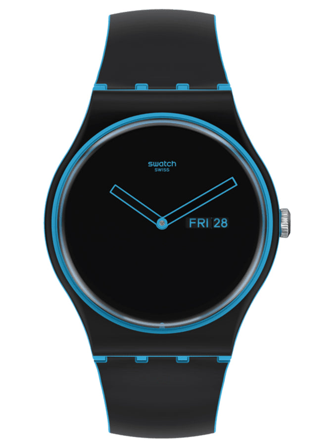 Swatch Minimal Line Blue Watch | EMPIRE 