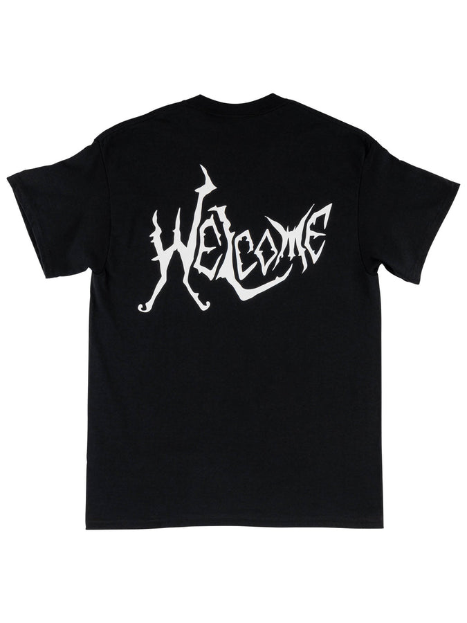 Welcome Twin Spine T-Shirt Spring 2024 |  BLACK