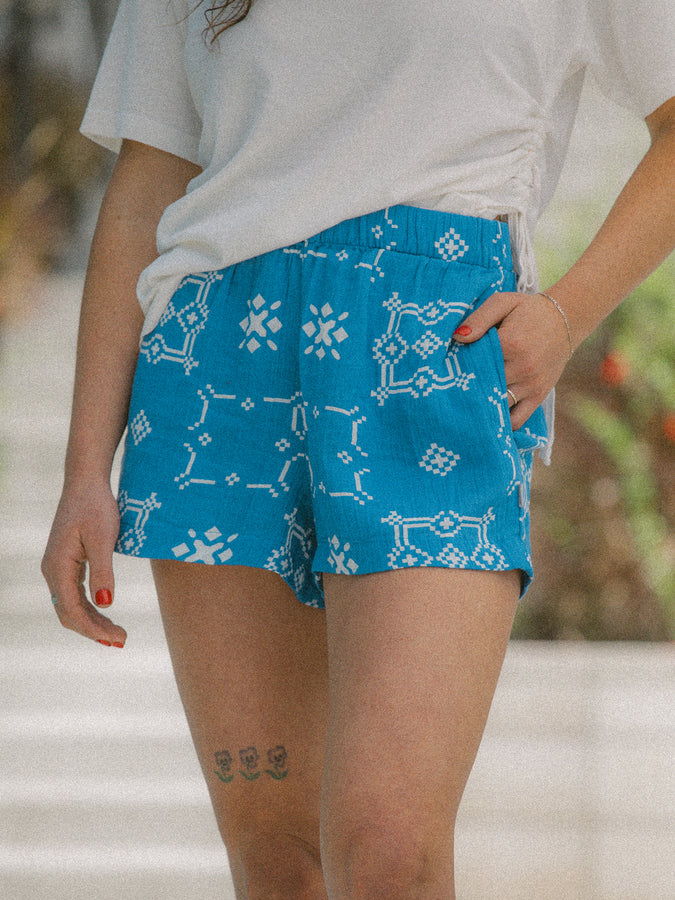 Brixton Tile Shorts Spring 2026 | SUNRISE BLUE