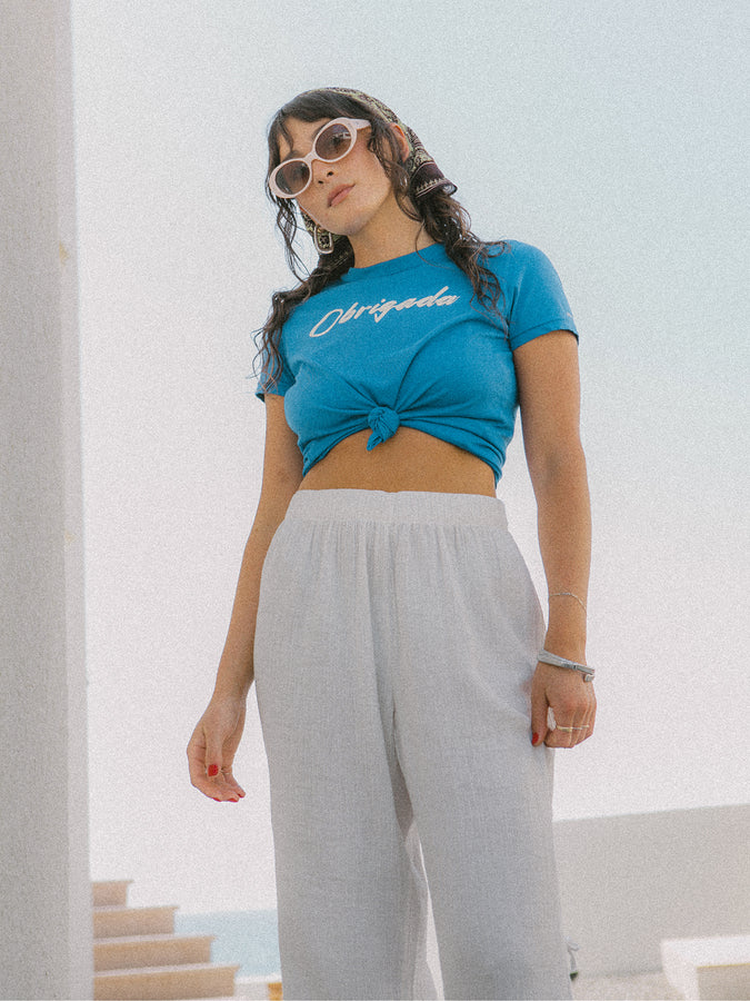 Brixton Thank You T-Shirt Spring 2026 | SUNRISE BLUE