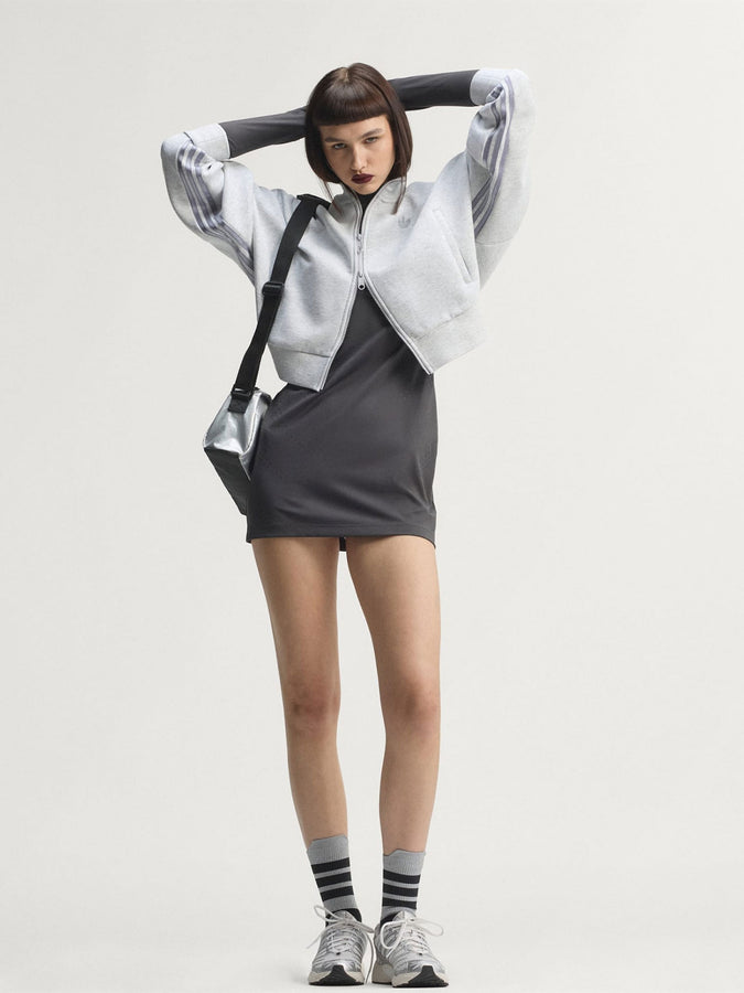 Adidas Spacer Track Jacket Fall 2026 | LIGHT GREY HEATHER