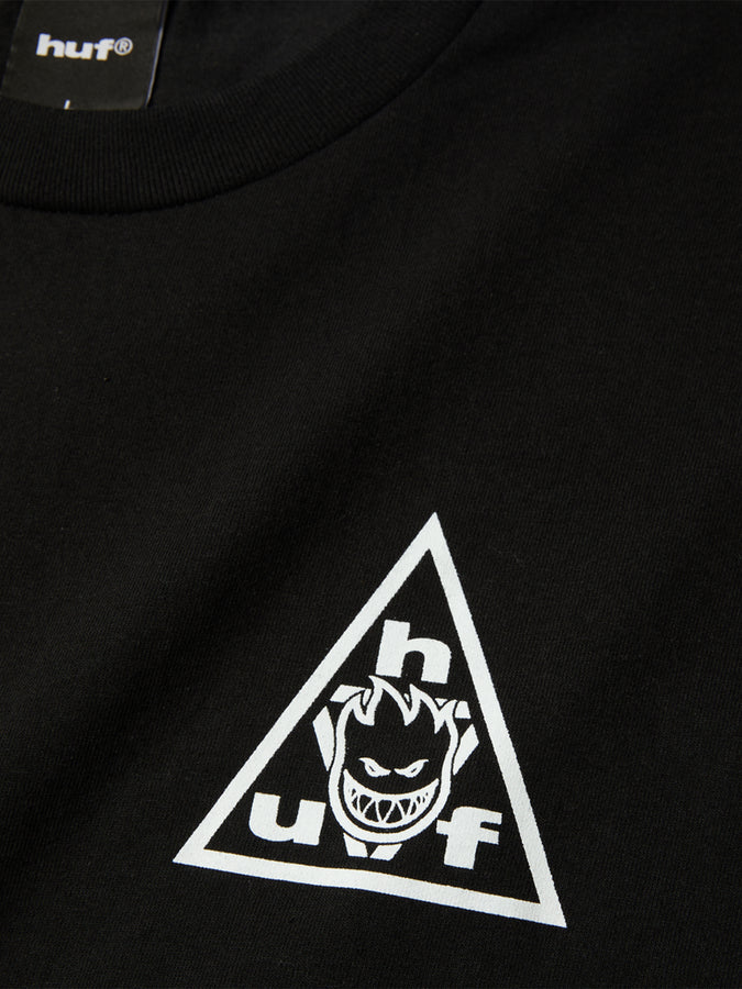 Huf x Spitfire Sticker Triple Triangle T-Shirt Fall 2026 | BLACK