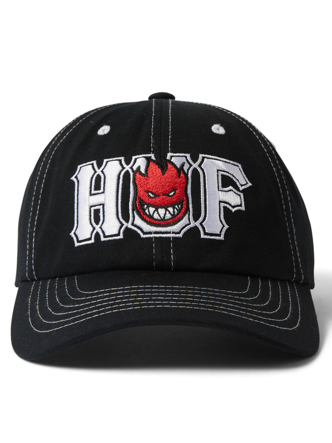 Huf x Spitfire Union Snapback Hat | BLACK