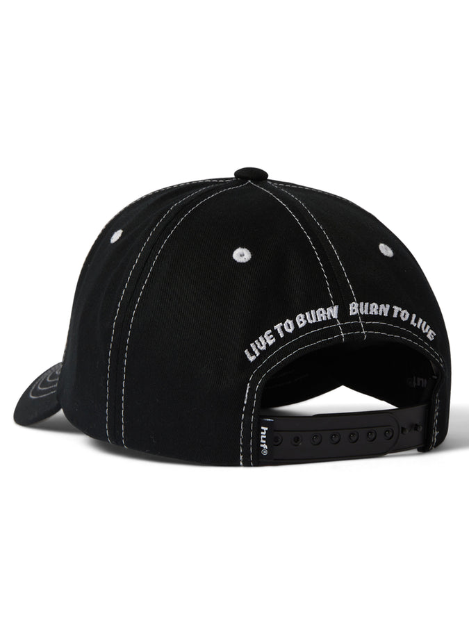 Huf x Spitfire Union Snapback Hat | BLACK