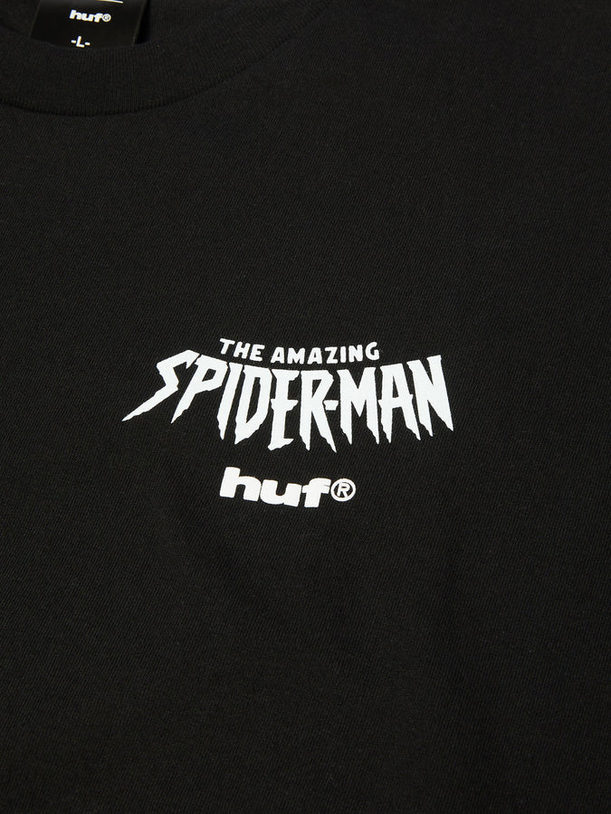 Huf x Marvel Spider-Man Spotted T-Shirt Fall 2026 | BLACK