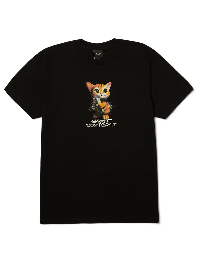 Huf Spray It T-Shirt Fall 2026 | BLACK