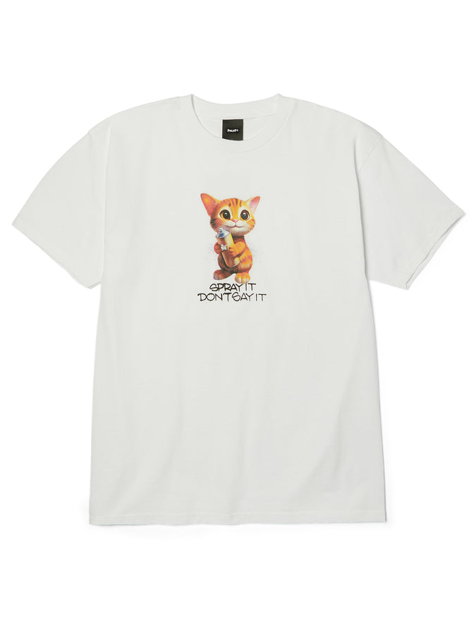 Huf Spray It T-Shirt Fall 2026 | WHITE