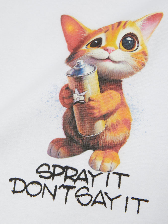 Huf Spray It T-Shirt Fall 2026 | WHITE