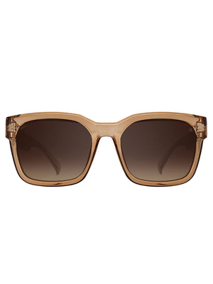 Spy Dessa Translucent Nutmeg/Dark Brown Fade Sunglasses