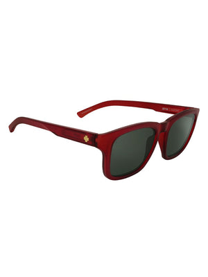 Spy Saxony Translucent Red/Gray Green Sunglasses