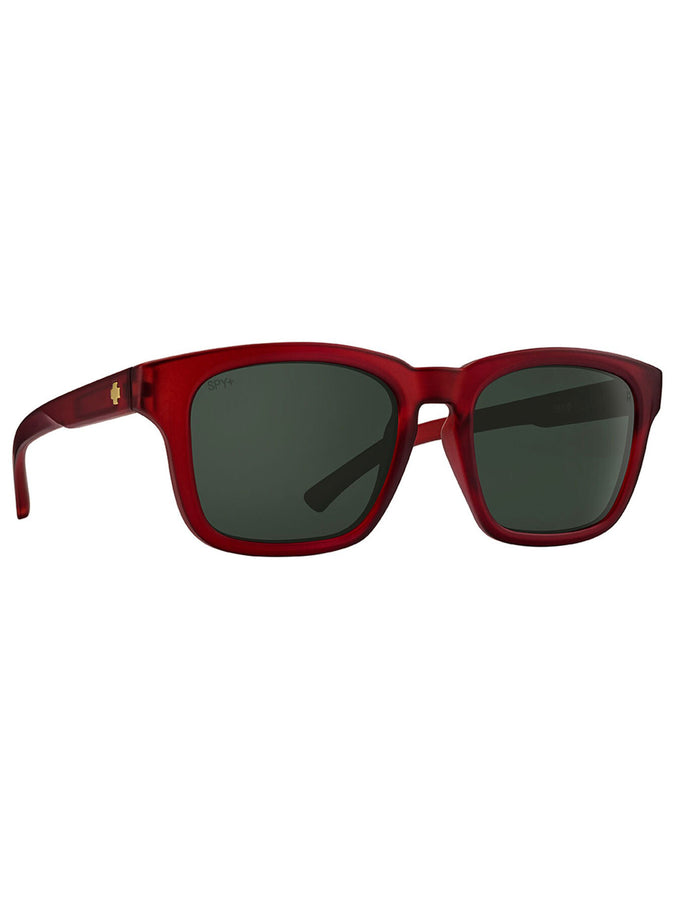 Spy Saxony Translucent Red/Gray Green Sunglasses | TRANS RED/GRAY GREEN