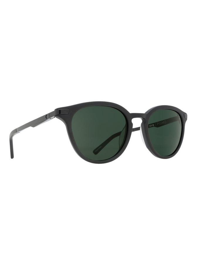 Spy Pismo Matte Black/Happy Grey Green Sunglasses | MATTE BLACK/HAPPY GRY GRN
