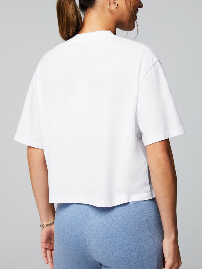 Fabletics Cotton Boxy T-Shirt Fall 2026 | CLASSIC WHITE