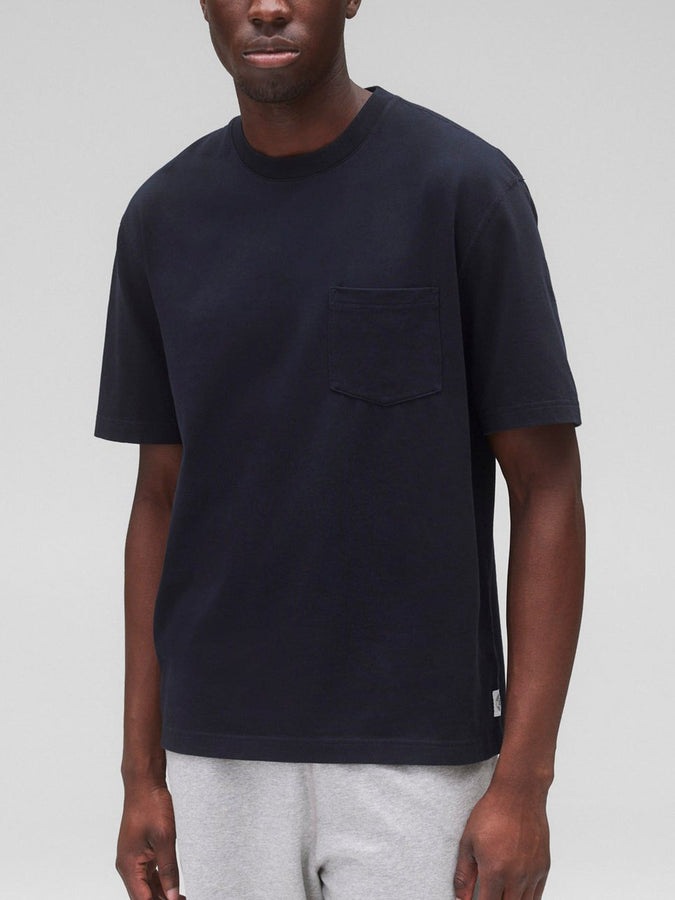 Reigning Champ Midweight Jersey Standard T-Shirt | NAVY