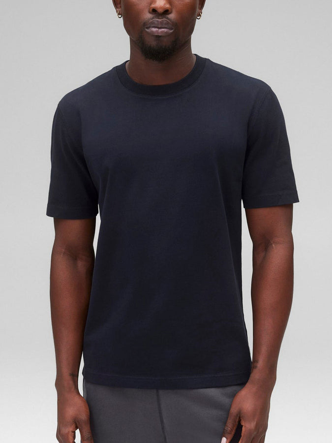 Reigning Champ Midweight Jersey Standard T-Shirt | NAVY