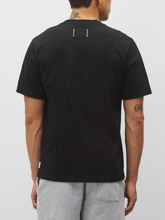 Reigning Champ Midweight Jersey Felt Monogram Og T-Shirt Spring 2026 | BLACK/WHITE