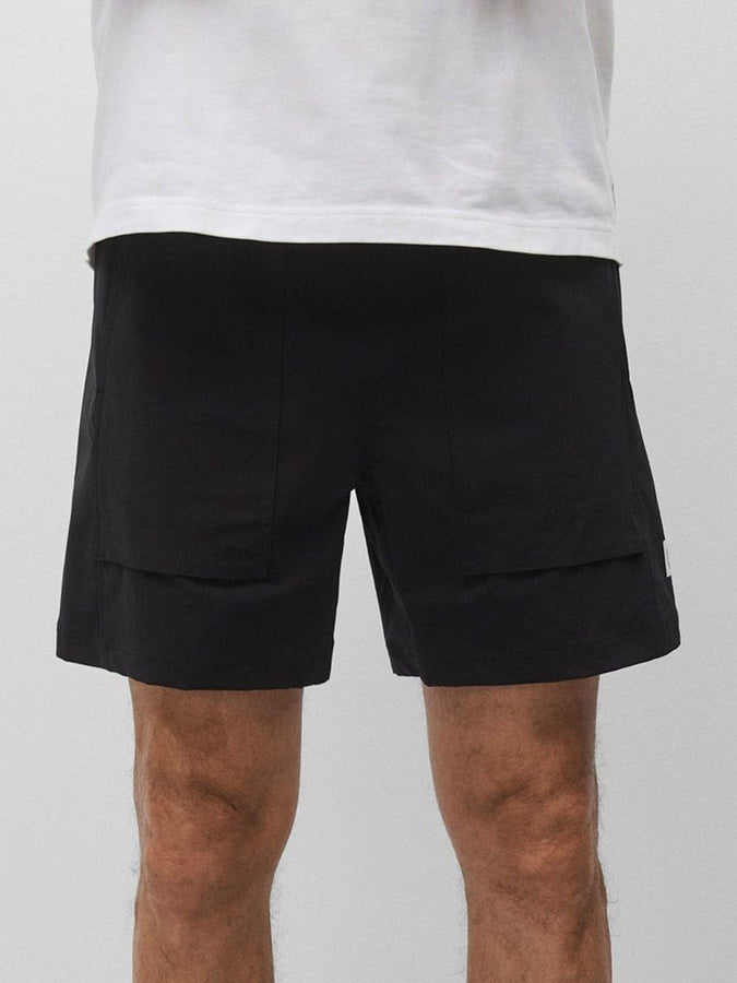 Reigning Champ Stretch Nylon Utility Standard 6'' Boardshorts Spring 2026 | BLACK