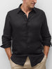 Reigning Champ Linen Plaza Standard Long Sleeve Buttondown Shirt Spring 2026