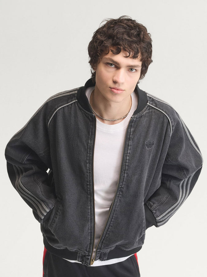 Adidas Streetcore Denim SST Track Black Jacket Fall 2026 | BLACK