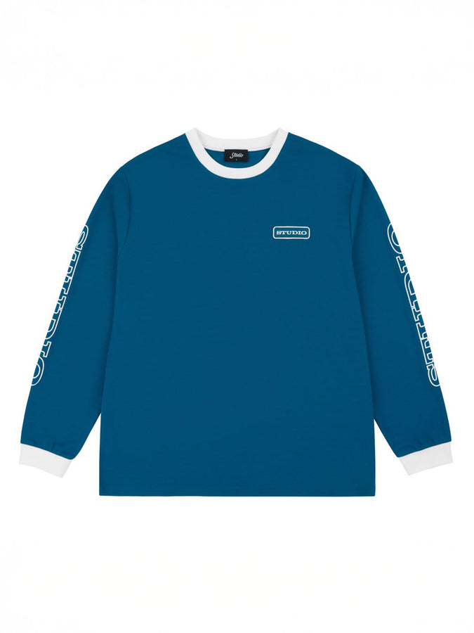 Studio SXX Jersey Long Sleeve T-Shirt Spring 2026 | TEAL BLUE