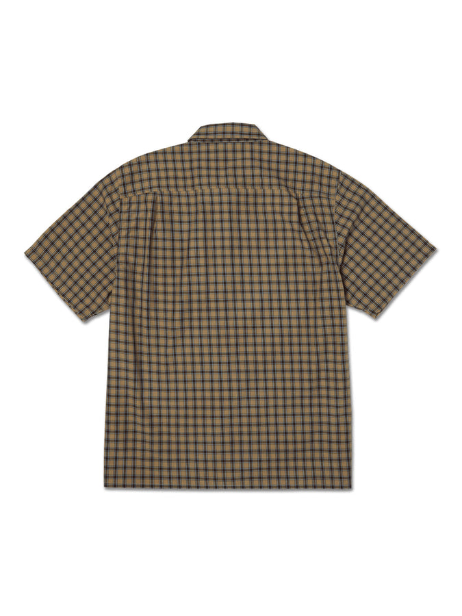 Huf Stretch Micro Plaid Short Sleeve Bttondown Shirt Fall 2025 | CLAY