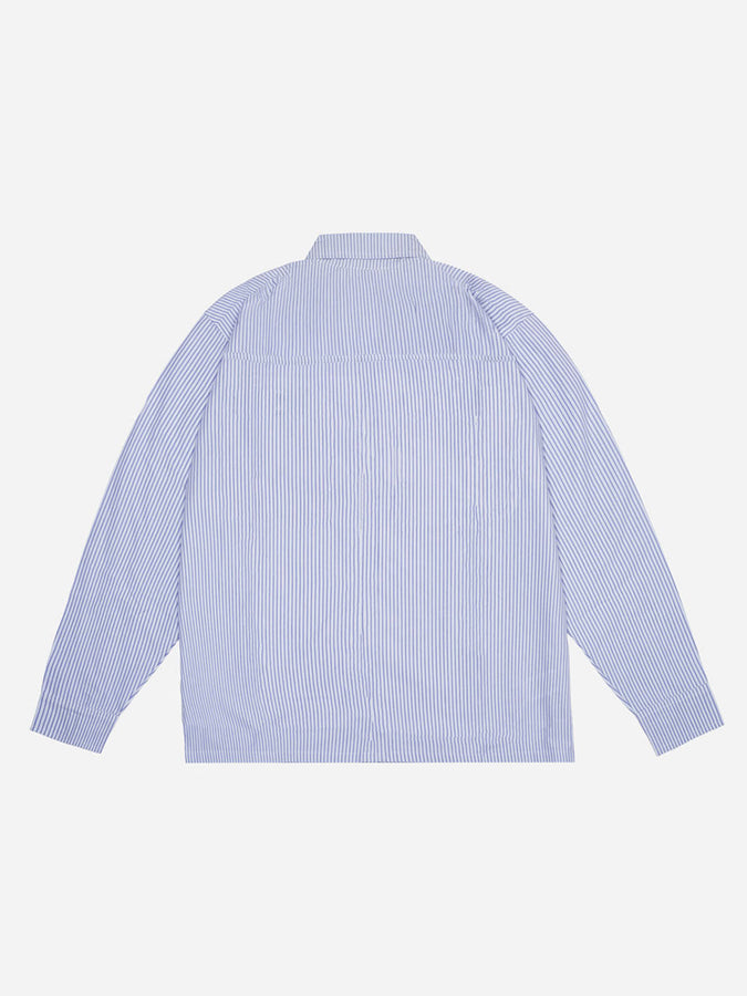 Jacker Stripe Long Sleeve Buttondown Shirt Summer 2026 | BLUE