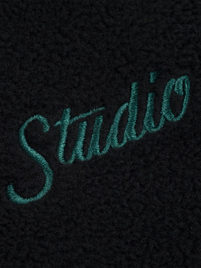 Studio Peace Polar Fleece Spring 2026 | BLACK/HUNTER GREEN