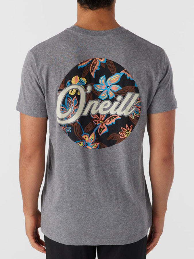 O'Neill Combo Short Sleeve T-Shirt Summer 2024 | HEATHER GREY (HGR)