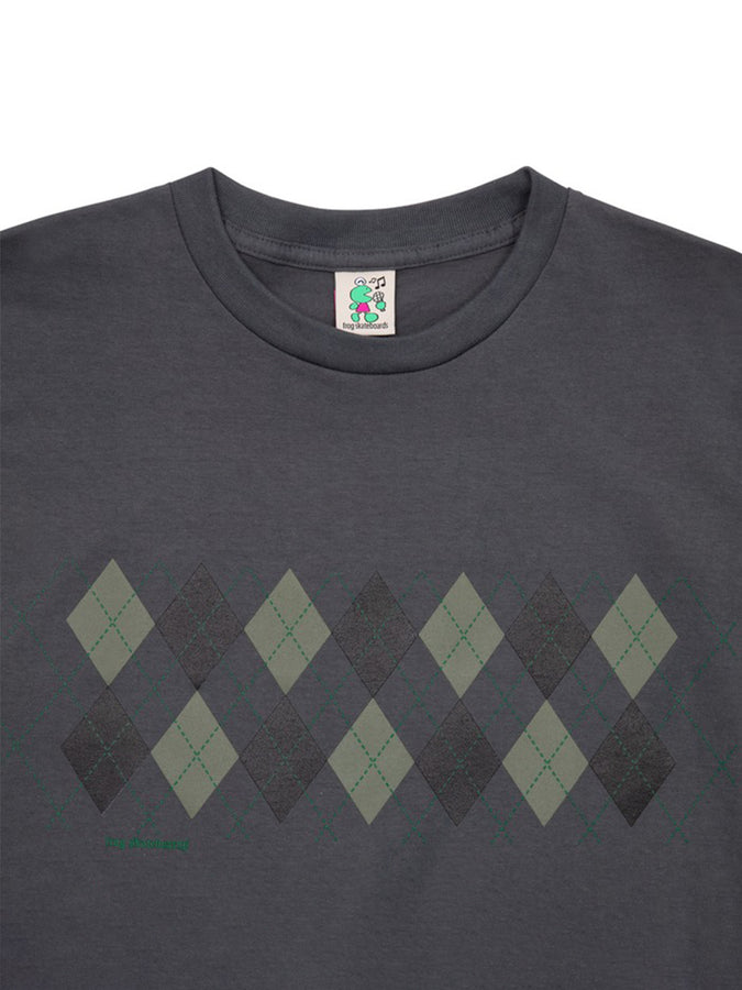 Frog Total Argyle T-Shirt Fall 2023 | CHARCOAL