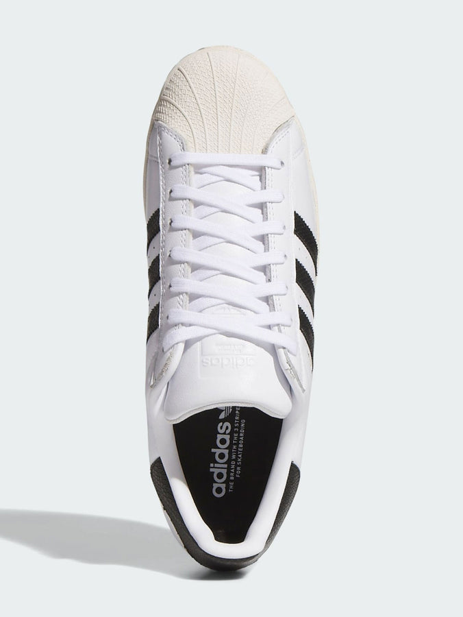 Adidas Superstar Adv White/Black/Met Gold Shoes | WHITE/CORE BLACK/GOLD MET