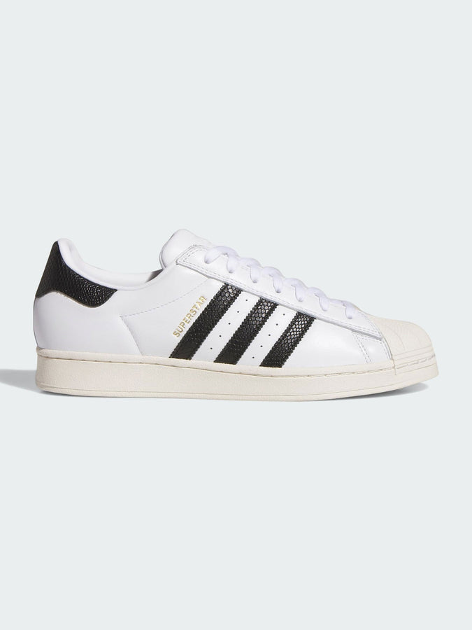 Adidas Superstar Adv White/Black/Met Gold Shoes | WHITE/CORE BLACK/GOLD MET