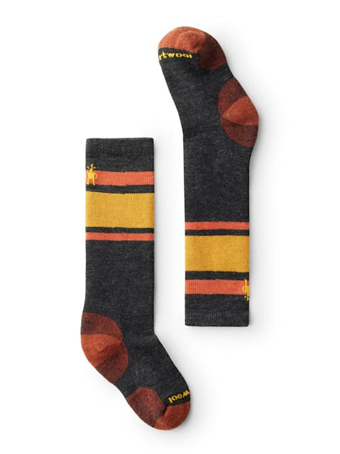 Smartwool Snow Wintersport Full Cushion Stripe OTC Socks | CHARCOAL (003)